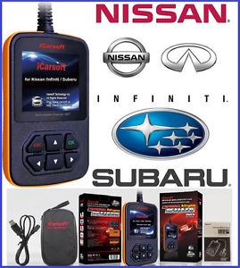 ESCANER AUTOMOTRIZ PARA INFINITI, NISSAN Y SUBARU MARCA ICARSOFT MODELO I903