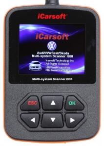 ESCANER AUTOMOTRIZ PARA AUDI, VW, SKODA Y SEAT MARCA ICARSOFT MODELO I908
