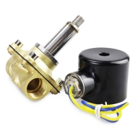 Válvula Solenoide Bronce  Aire, Gas, Agua, Diésel  12-240v