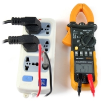 HYELEC MS2008A Digital Multímetro de abrazadera AC   DC Voltaje   corriente alterna   probador de resistencia