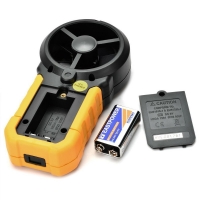 Hyelec MS6252A Anemómetro digital Retroiluminación Medición de la velocidad del aire