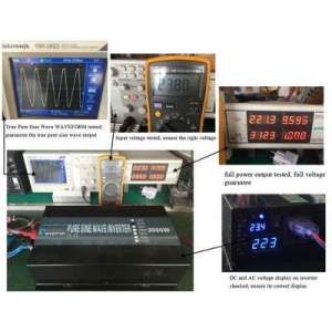 Inversor De Corriente Onda Pura Sinusoidal 24v A 110v 2500w