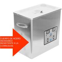 D) TINA DE LIMPIEZA POR ULTRASONIDO PARA JOYERÍA 2.5L 