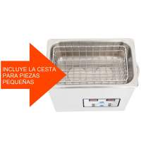 D) TINA DE LIMPIEZA POR ULTRASONIDO PARA JOYERÍA 2.5L 