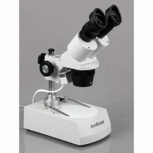 MICROSCOPIO BINOCULAR 40X-80X CON LUCES DUALES