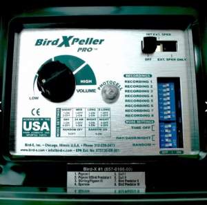 REPELENTE DE AVES MARCA BIRDXPELLER PRO-1 MODELO BIRD-X