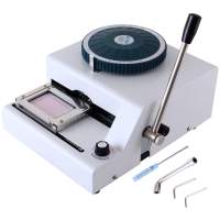 EMBOSADORA DE TARJETAS DE PVC CON 68 CARACTERES 