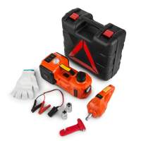 KIT GATO ELECTRICO 12V LEVANTA HASTA 3 TONELADAS   TORQUE DE 480 N.m   BOMBA PARA INFLAR NEUMATICOS