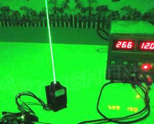 MODULO LASER VERDE 12V 200Mw 532nm 