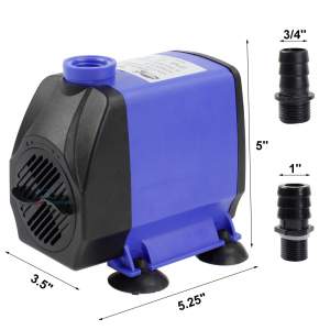  BOMBA SUMERGIBLE PARA ACUARIOS ESTANQUES 3975LPH 1050GPH 110V