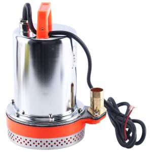 BOMBA SOLAR SUMERGIBLE 12V 360LPH 125W ACERO INOXIDABLE  