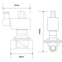 VALVULA SELENOIDE DE 1/2 