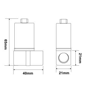 VALVULA SOLENOIDE 1 8   PLASTICO 12V NORMALMENTE CERRADA MARCA U.S. SOLID MODELO USS2-00084