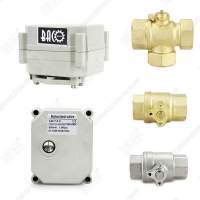 VALVULA DE BOLA MOTORIZADA DE 1/2 ”3/4” 1 ”  ACERO INOXIDABLE 12V ~ 240V NORMALMENTE CERRADA MODELO VBM12110