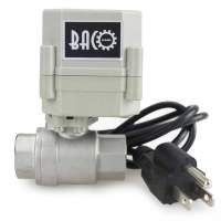 VALVULA DE BOLA MOTORIZADA DE 1/2 ”3/4” 1 ”  ACERO INOXIDABLE 12V ~ 240V NORMALMENTE CERRADA MODELO VBM12110