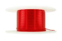 CABLE MAGNETICO DE COBRE 10 A 45 AWG COLOR ROJO MARCA TEMCO