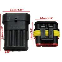 CONECTORES PARA TERMINALES DE USO AUTOMOTRIZ 5 CONJUNTOS