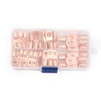 JUEGO DE TERMINALES DE CABLE MATERIAL COBRE 60 PZAS