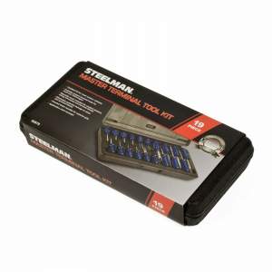 JUEGO DE HERRAMIENTAS PARA TERMINALES USO AUTOMOTRIZ 19 PZAS MARCA STEELMAN