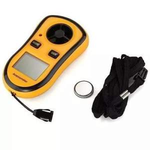 MINI ANEMOMETRO DIGITAL MEDIDOR FLUJO AIRE CON TERMOMETRO MODELO AN-01