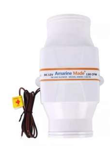 EXTRACTOR DE AIRE 12V 130CFM 3 PULGADAS EN LÍNEA 