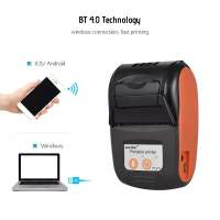 IMPRESORA TERMICA PORTATIL BLUETOOTH 58MM RECARGABLE