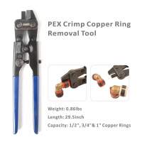 KIT DE PINZAS CRIMPADORAS TUBERÍA PEX 3/8 A 1 PULG