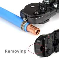 KIT PINZAS CRIMPADORAS PONCHADORAS TIPO PEX 3/8 A 1 PULG