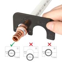 PINZA PONCHADORA IWISS ENGARZADORA PEX 1/2 Y 3/4 GO NO GO
