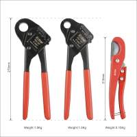 PINZA PONCHADORA IWISS ENGARZADORA PEX 1/2 Y 3/4 GO NO GO