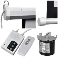 PANTALLA AUTOMATIZADA PROYECTOR 92 CON CONTROL REMOTO 16.9