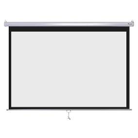 PANTALLA RETRÁCTIL PARA PROYECTOR 72 PULGADAS 4:3 BLANCA