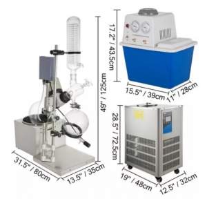 Evaporador Giratorio  rotativo  5 Litros Laboratorio Kit