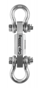 BASCULA COLGANTE GANCHO 3000KG 3 TONELADAS MARCA  VEVOR MODELO  OCS-3-Y