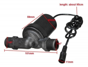 BOMBA SOLAR DE CIRCULACIÓN 650 LPH 12V PARA AGUA MARCA  JAVTOP MODELO  T1 2-650L