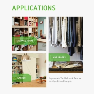 DESHUMIDIFICADOR ELÉCTRICO PARA ESPACIOS PEQUEÑOS 24M2