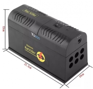 TRAMPA ELECTRÓNICA MATA RATAS Y RATONES DE BATERÍAS Y DC6V MARCA  RAT KILLER GS PRO MODELO  BAT6V