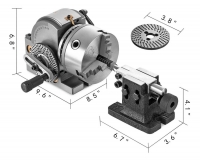 CABEZAL DIVISOR BS-0 5 3 JAW CHUCK CONJUNTO DE CABEZAL MARCA  ZBLIVING MODELO  BS-0