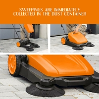 BARREDORA PROFESIONAL MANUAL, DOS ESCOBAS LATERALES 25” MARCA  VEVOR MODELO  RT-650S