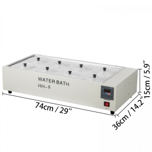 BAÑO MARIA 1.5KW 8 CONTENEDORES HH-8 110V