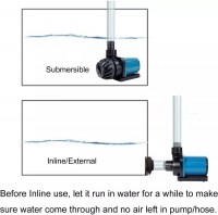 BOMBA SUMERGIBLE PARA ACUARIOS ESTANQUES 2700GPH 10000LPH 110V