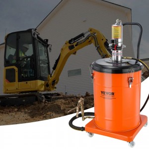 BOMBA NEUMÁTICA GRASERA CON CONTENEDOR DE 3 GALONES Y PISTOLA