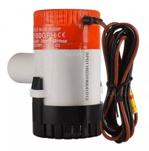 BOMBA SOLAR SUMERGIBLE PARA BOTE 1100GPH 12V 3AMP