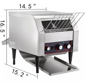 TOSTADOR COMERCIAL DE PANES CON RAMPA SERVICIO