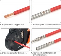 PINZA CRIMPADORA PARA TERMINALES DE BARRIL AWG 16-20