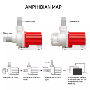 BOMBA SUMERGIBLE ANFIBIA 24 Y 110V 12000LPH CON CONTROLADOR