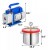 CÁMARA CON BOMBA DE VACÍO 1 GALÓN 1/4HP 3CFM 110V