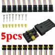 CONECTORES PARA TERMINALES DE USO AUTOMOTRIZ 5 CONJUNTOS