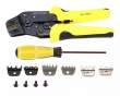 KIT DE PINZAS PONCHADORAS PARA TERMINALES ELECTRICAS 4 EN 1 MARCA METERH MODELO JX-1601