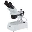 MICROSCOPIO BINOCULAR 40X-80X CON LUCES DUALES